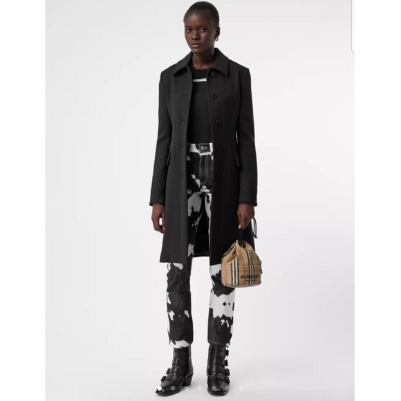 SALE !!!!Burberry wool &Cashmere PeaCoat - Picture 1 of 8